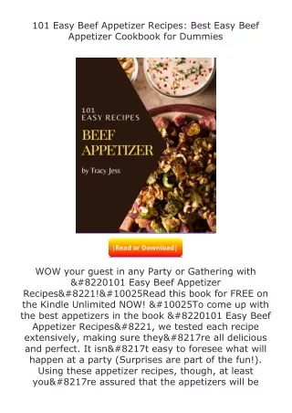 (❤️pdf)full✔download 101 Easy Beef Appetizer Recipes: Best Easy Beef Appeti