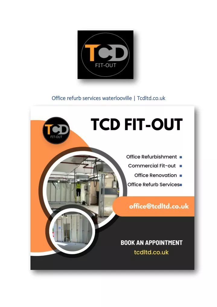 office refurb services waterlooville tcdltd