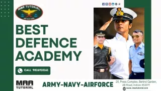 Best Defence Academy in Indore | Best NDA Coaching Institute of Central India.