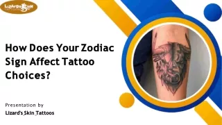 How Does Your Zodiac Sign Affect Tattoo Choices?