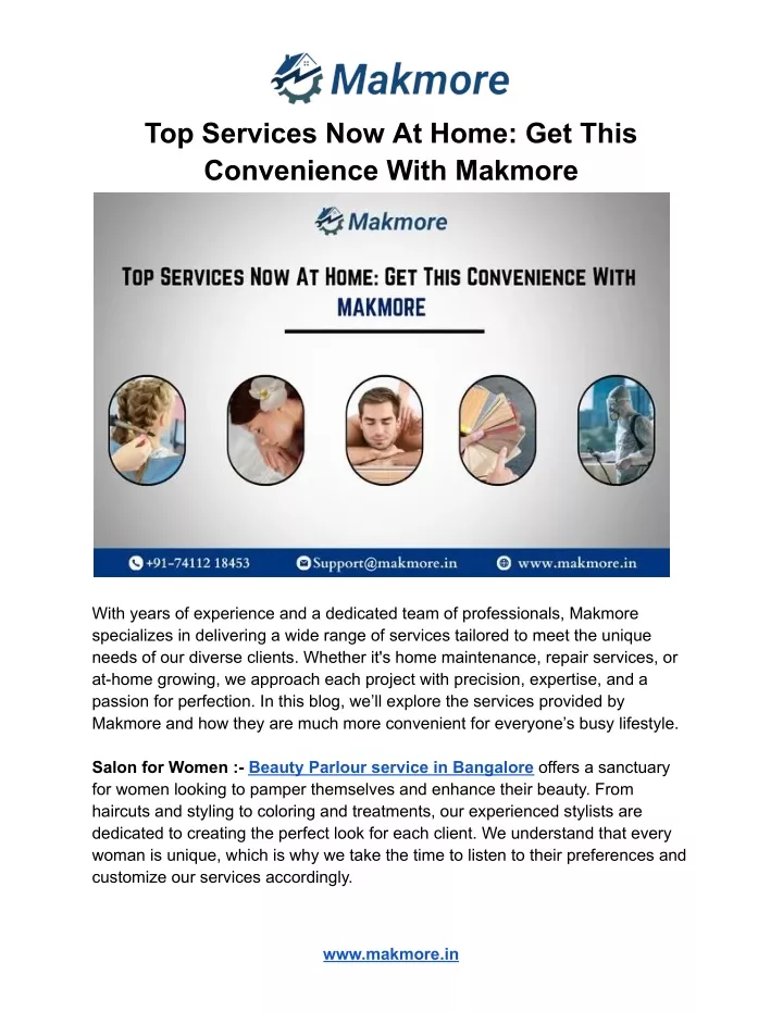 top services now at home get this convenience