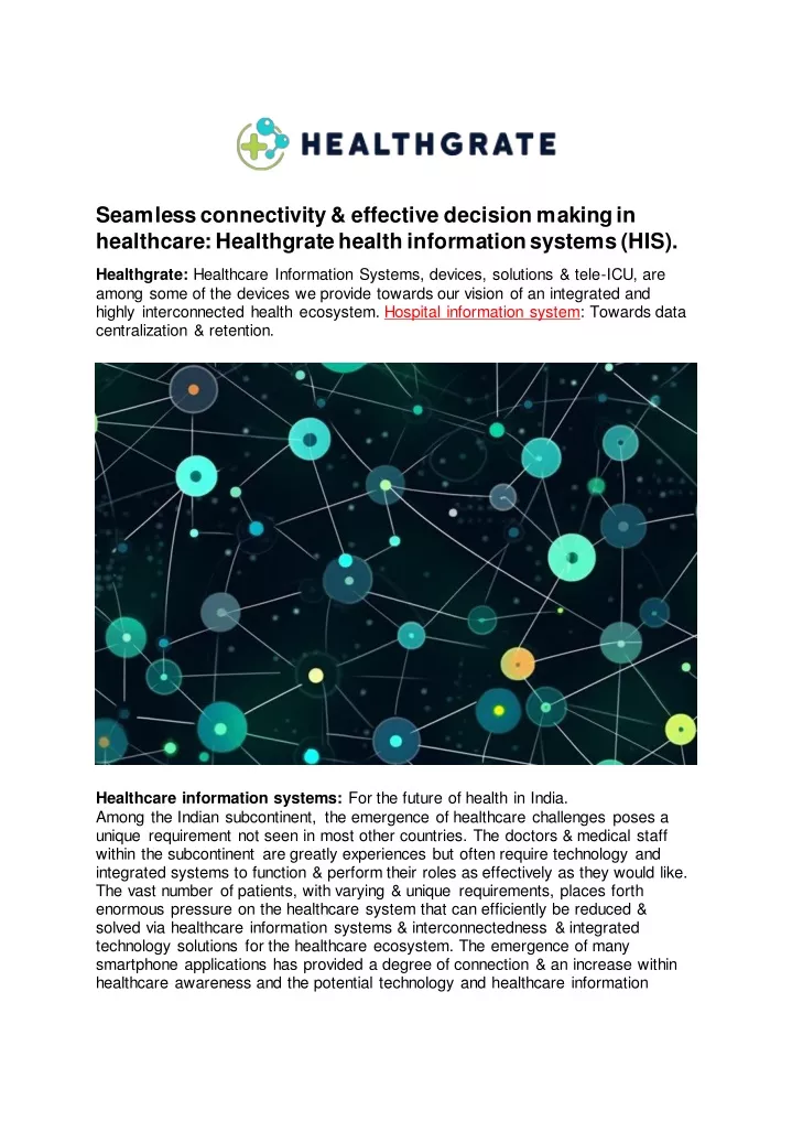 seamless connectivity effective decision making