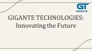 GIGANTE TECHNOLOGIES