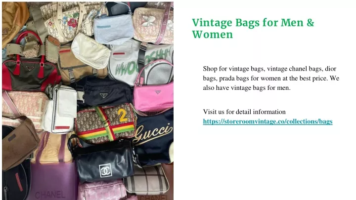 vintage bags for men women