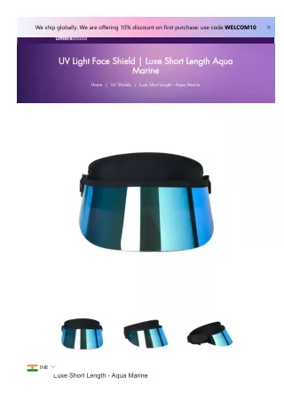UV Light Face Shield