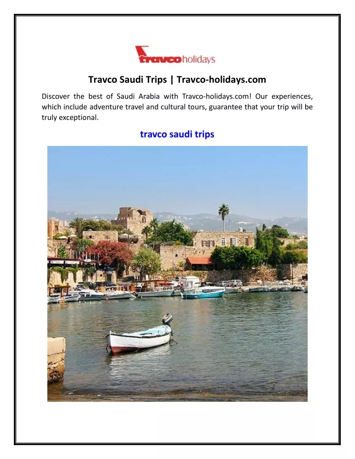 travco saudi trips travco holidays com