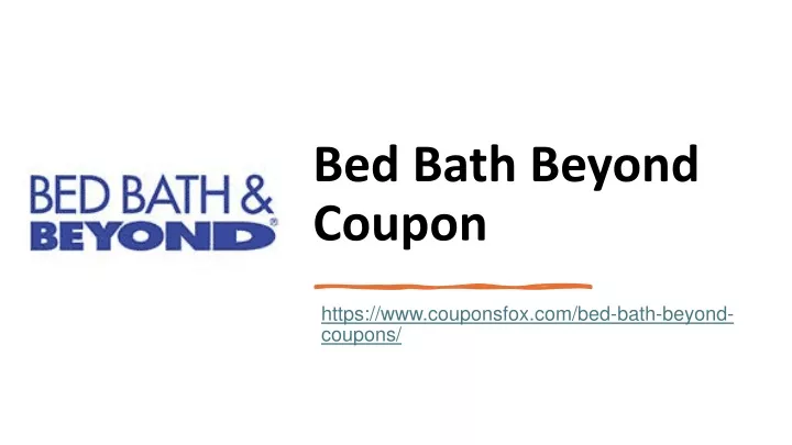 bed bath beyond coupon