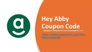 Hey Abby Coupon Code