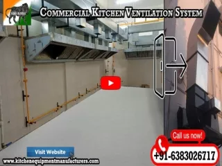 Commercial Kitchen Ventilation System in Coimbatore