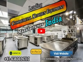 Commercial Kitchen Equipment system in coimbature