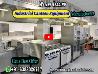 Industrial Kitchen Equipment System in coimbatore