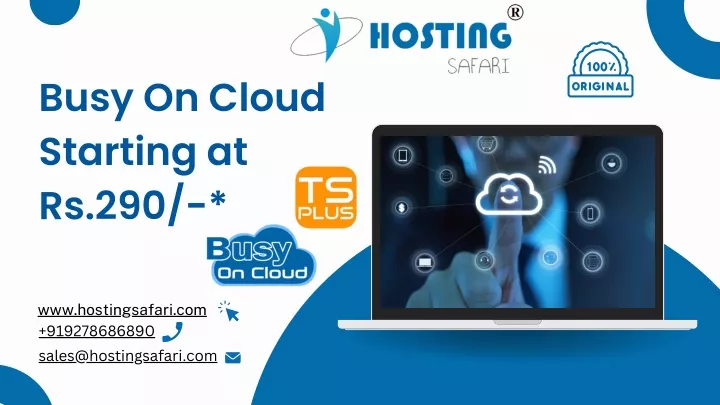 busy on cloud starting at rs 290