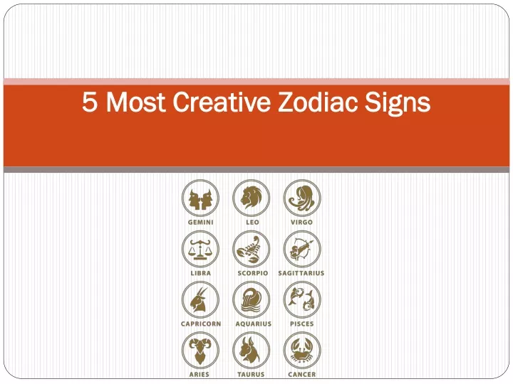 5 most creative zodiac signs