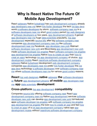 Why Is React Native The Future Of Mobile App Development.docx