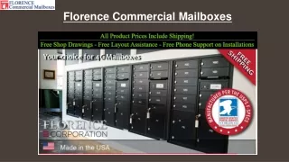 Florence Commercial Mailboxes - Your Secure and Convenient Mail Storage Solution