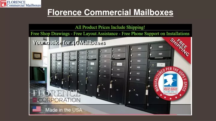 florence commercial mailboxes