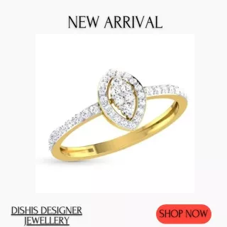 simple and latest gold rings design from dishis designer jewellery