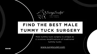 Find The Best Male tummy tuck surgery