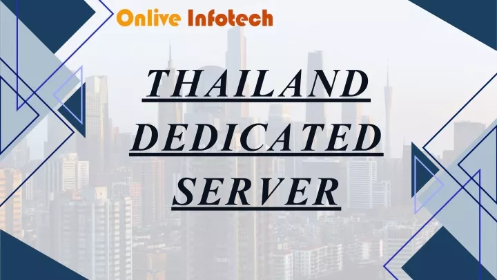 thailand dedicated server