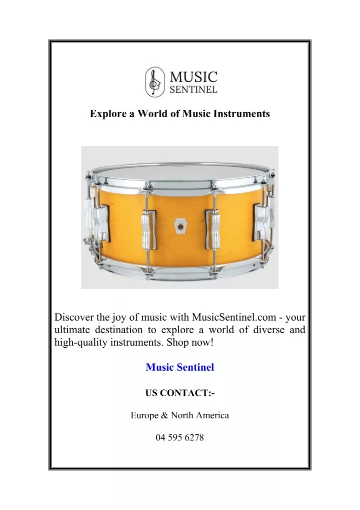 explore a world of music instruments