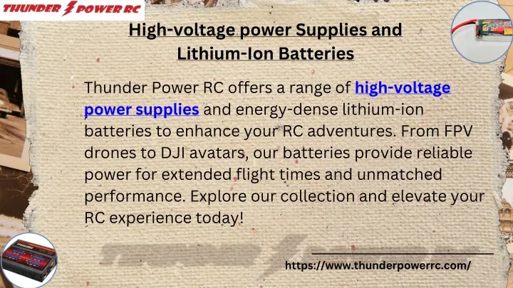 high voltage power supplies and lithium