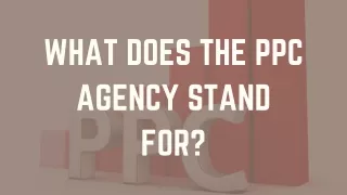 What does the PPC agency stand for