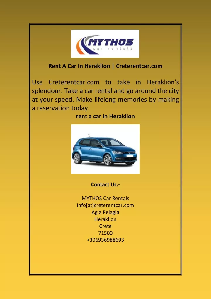 rent a car in heraklion creterentcar com