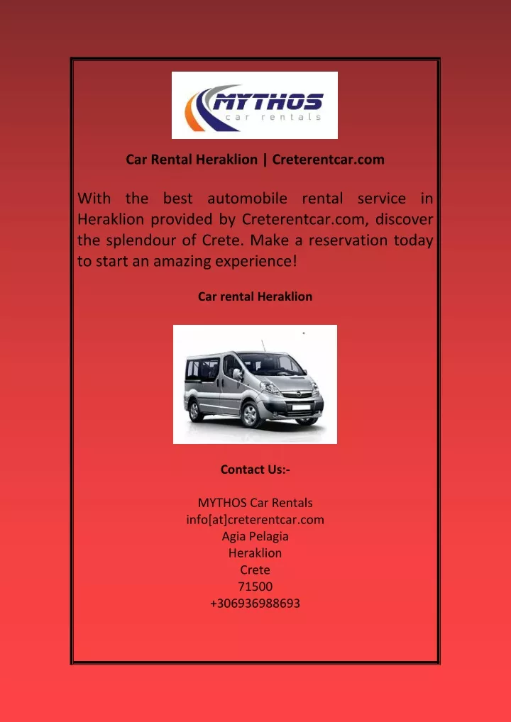 car rental heraklion creterentcar com