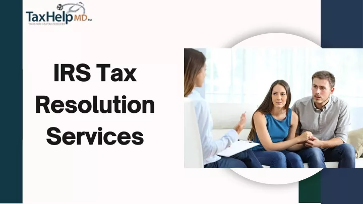 irs tax resolution services