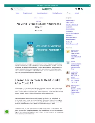 Are Covid 19 vaccines Really Affecting The Heart?