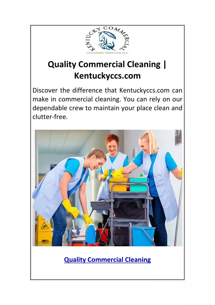 quality commercial cleaning kentuckyccs com