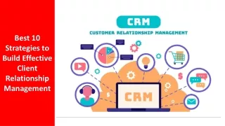 best 10 strategies to build effective client
