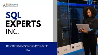 SQL Experts Inc. Database Consulting Services In USA | Remote & Onsite Consulting