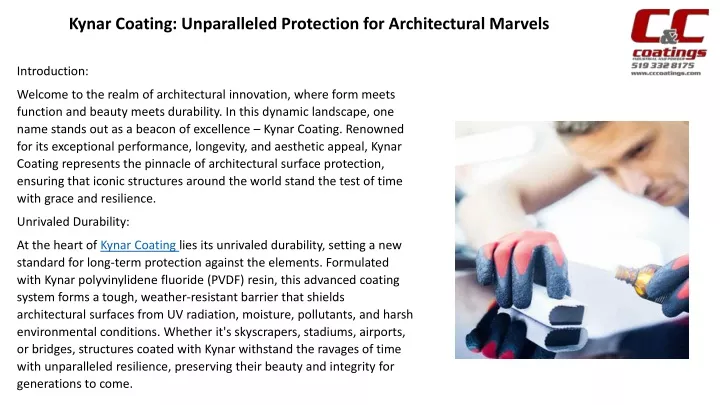 kynar coating unparalleled protection