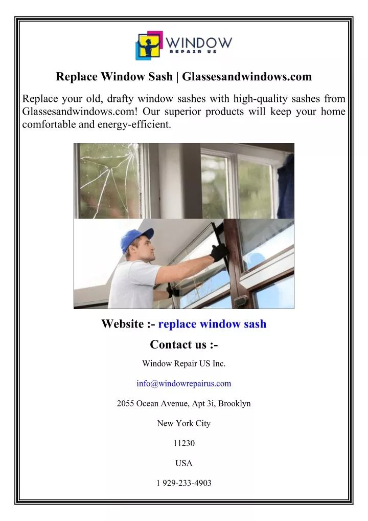 replace window sash glassesandwindows com