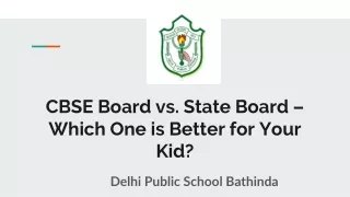 CBSE Board vs. State Board – Which One is Better for Your Kid