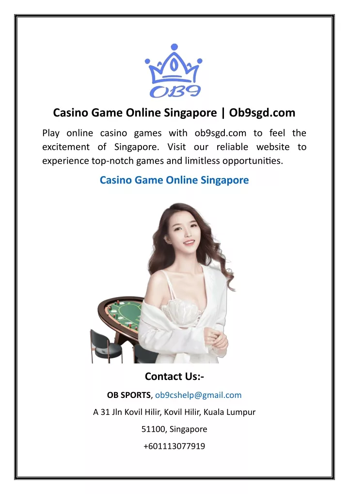 casino game online singapore ob9sgd com