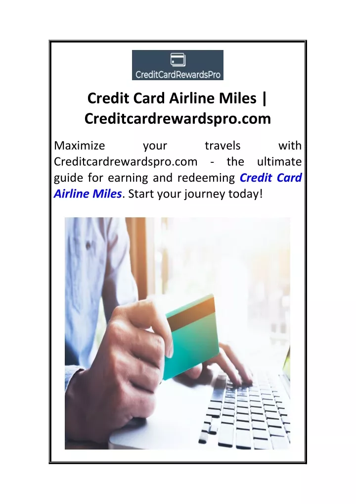 credit card airline miles creditcardrewardspro com