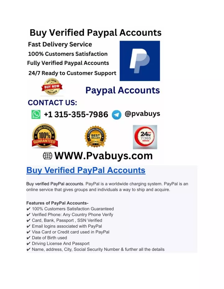 buy verified paypal accounts