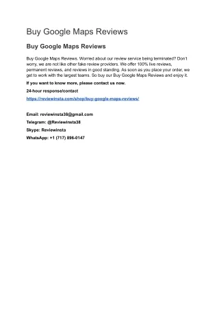 buy google maps reviews