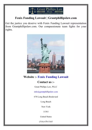 Fenix Funding Lawsuit   Grantphillipslaw.com