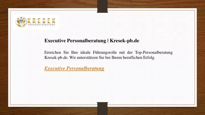 executive personalberatung kresek pb de erreichen