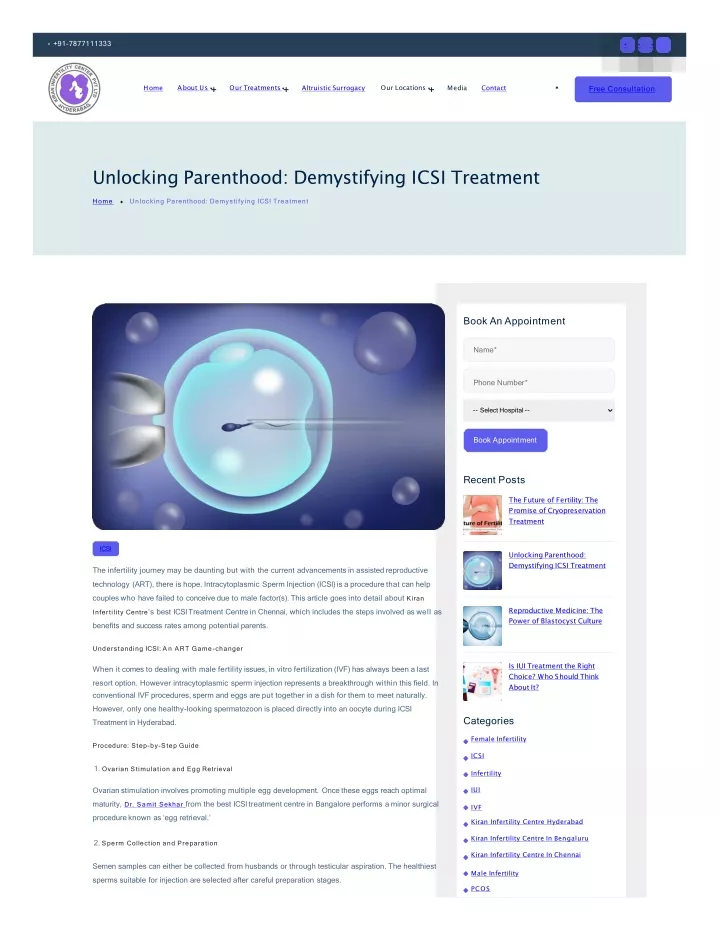 PPT - Unlocking Parenthood: Demystifying ICSI Treatment PowerPoint ...