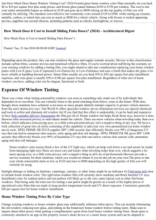 Just How Much Does Home Window Tinting Expense In 2021
