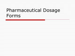 dosage forms