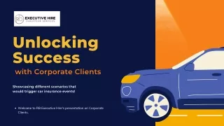 Unlocking Success with Corporate Clients