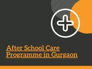 After School Care Programme in Gurgaon