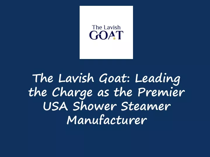 the lavish goat leading the charge as the premier