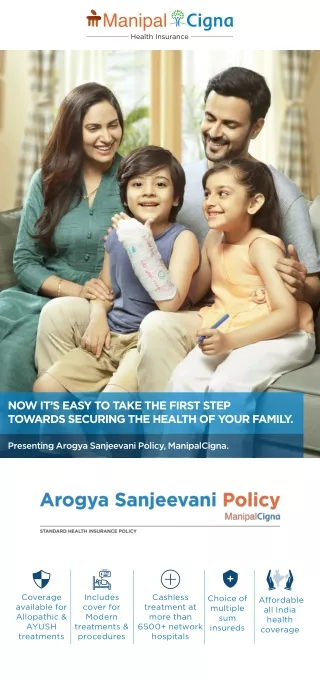 ManipalCigna Arogya Sanjeevani Policy: Comprehensive Health Coverage Brochure De