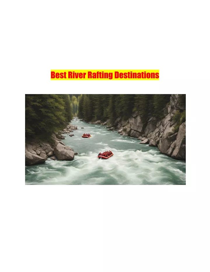 bestriverraftingdestinations